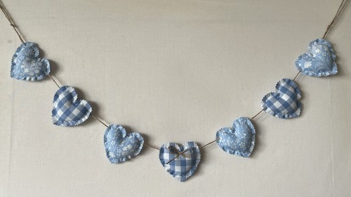 Heart garland bunting - heart, laura