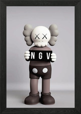 kaws Framed Wall Art Poster
