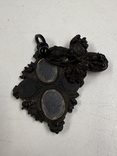 LARGE VICTORIAN CARVED JET 