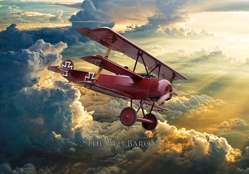 Fokker dr1 red - fokker,