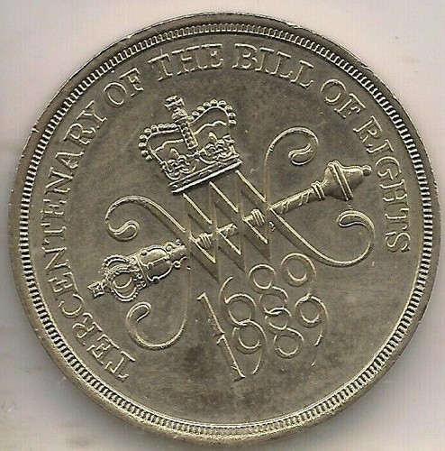 1989 coin tercentenary of - 1989-£2,