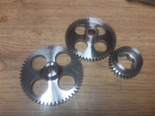 TRIUMPH TRIDENT OIL PUMP DRIVE GEAR SET T150 T160 BSA A75 UK MADE ROAD & RACE