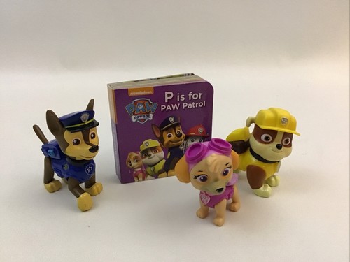 Paw patrol figures with - paw,