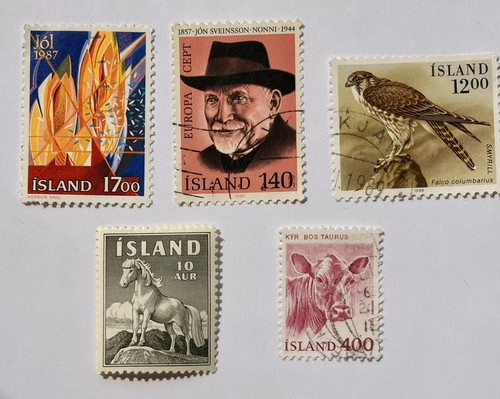 Iceland island mixed stamps - island,