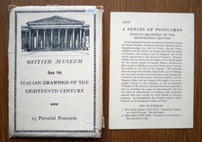 (21) 15 Pictorial Postcards Italian Drawings Eighteenth Century British Museum