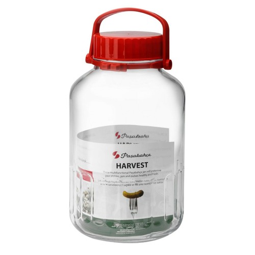 Pickle glass jars with - glass, lids