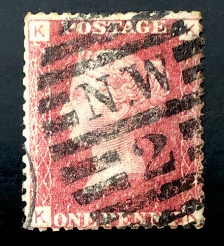 1870 stamp penny red - 1d,