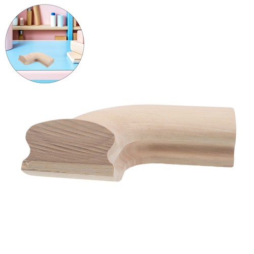 Solid wood stair elbow wooden - stair,