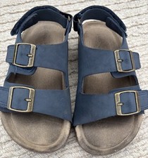 Next Boys Double-strap Blue Sandals. UK 11