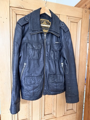Superdry brad leather jacket - superdry,
