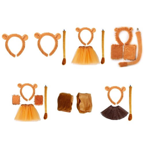 Animal lion costume set plush - costume,