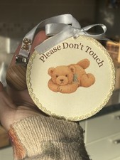 Bear Pram Tag For Baby or