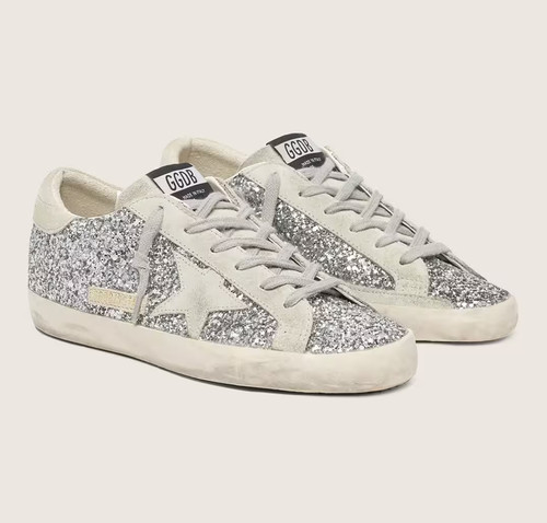 Golden goose super star silver - golden,