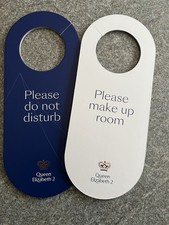 Queen Elizabeth 2 Cunard QE2 Dubai State Room Do Not Disturb Door Hangers