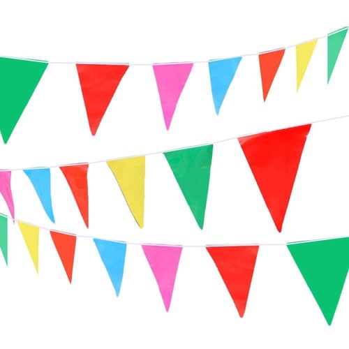 40m multicoloured bunting - 40m,