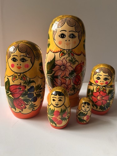 Russian nesting dolls - nesting, 5pc