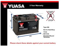 Battery fits PORSCHE BOXSTER