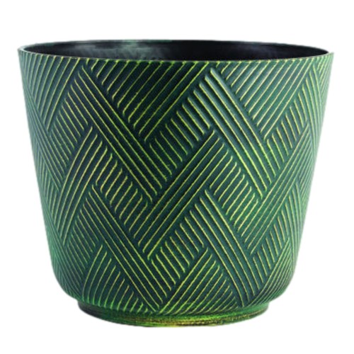 Round plastic green 30cm - plastic,