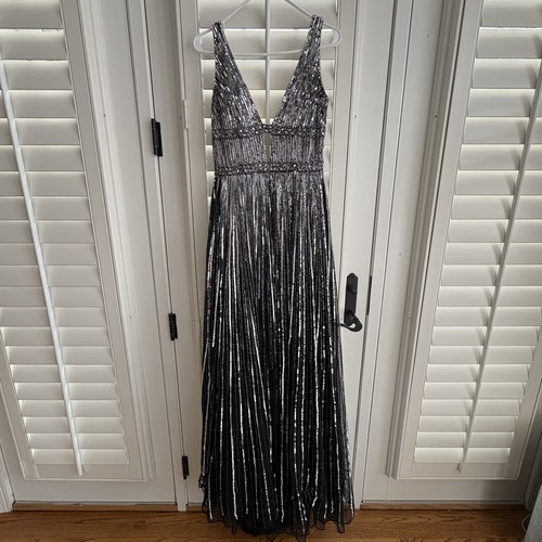 Mac duggal plunge neck - plunge,