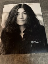 Yoko Ono signed Autographed