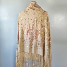 Vintage silk floral - vintage,