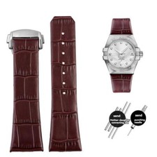 Leather Watch Band For Omega