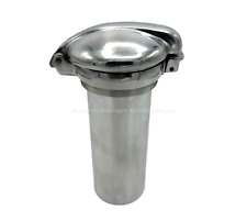 POLISHED ALUMINIUM 2.5" "MONZA" FUEL CAP - WITH 6" ALLOY NECK - UK SUPPLIED