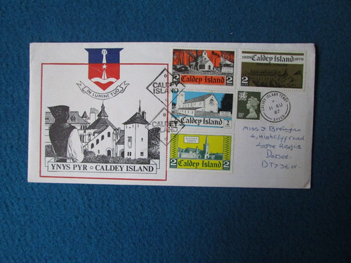 First day cover caldey - gb,