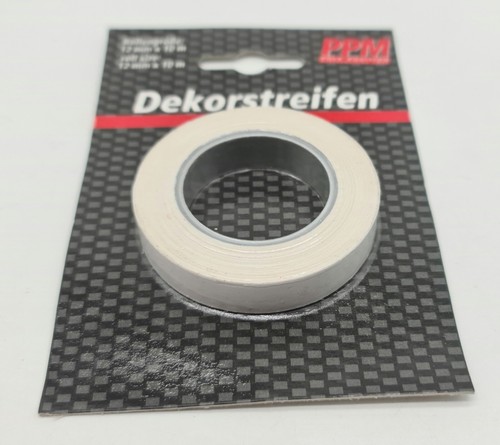 Trim strip 12mm white - strip,