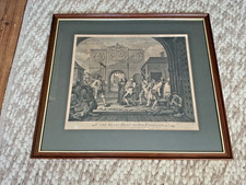 Antique 18th C. Engraving "O