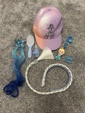 Elsa & Anna Frozen Bundle, Hair, Cap, Keyring, Brush, Figures, Clip, Disney