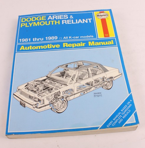 Haynes 723 dodge aries - 723,