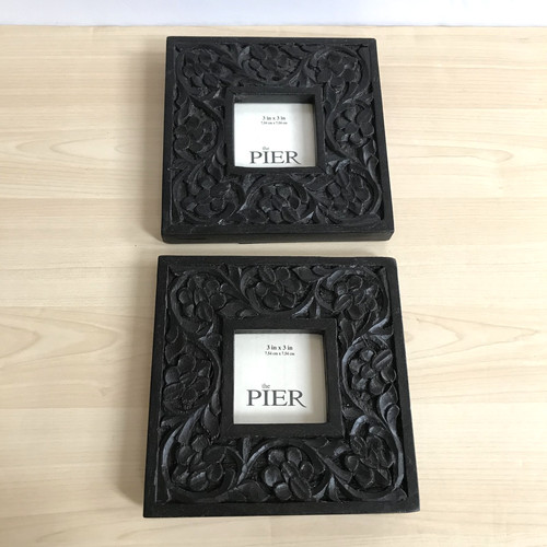 Black wooden carved - wooden, photo