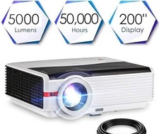 CAIWEI LED LCD Projector HD 5000 Lumens