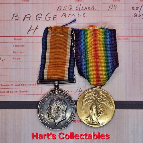 Ww1 medal pair ribbons deal - medal,
