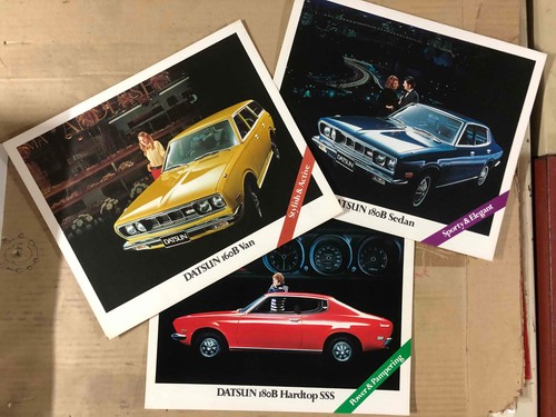 Three 1972 datsun 180b - three,