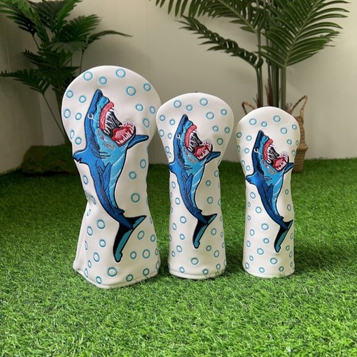 Blue sharp tooth shark golf - blue,