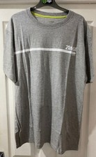 mens grey T shirt top Zumba