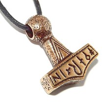 Solid Bronze Mjölnir Købelev