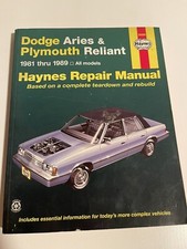 HAYNES REPAIR MANUAL 1981-1989