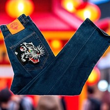 Vtg Ed Hardy Jeans Mens 32x32