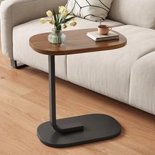 C-Shaped Compact Sofa Side End