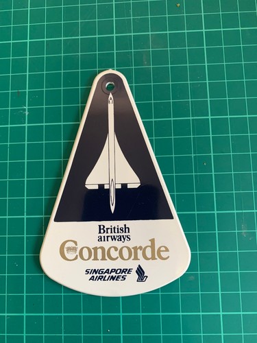 Rare concorde baggage tag - concorde,