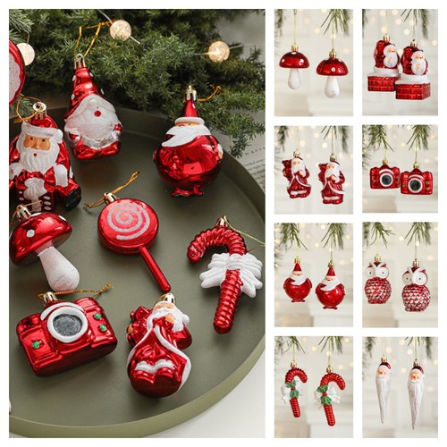 2pcs red white christmas - 2pcs, red&white