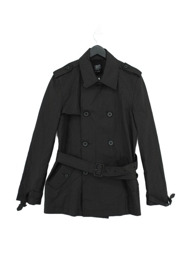 Topman men coat black - topman, m