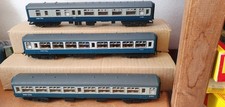 Hornby MK2 Coaches x3 Open Seconds  and Brake coach