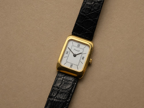Piaget 18k vintage rectangular