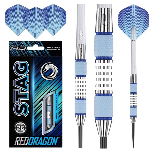 Red dragon stag tungsten - tungsten, blue