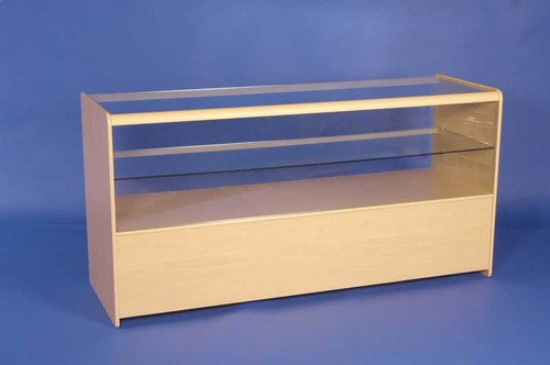 Maple half glass showcase - ,