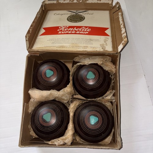 Vintage lawn bowling balls - lawn,